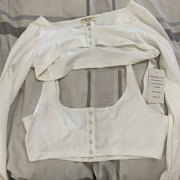 For Love And Lemons Tops - Avril Snap Layered Top